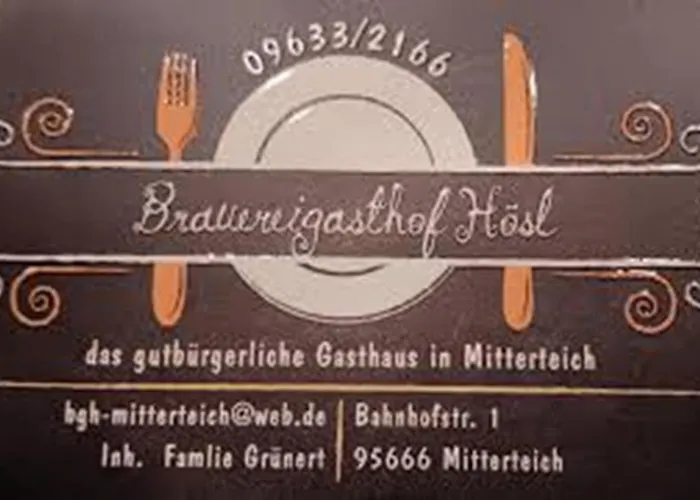 Brauereigasthof Hoesl Penzion Mitterteich
